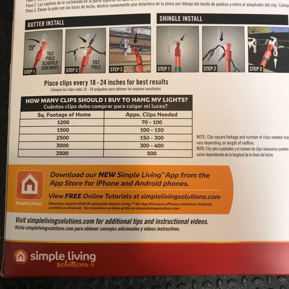 Simple Living Innovations 25ct Light Clips - Picture 6 of 6